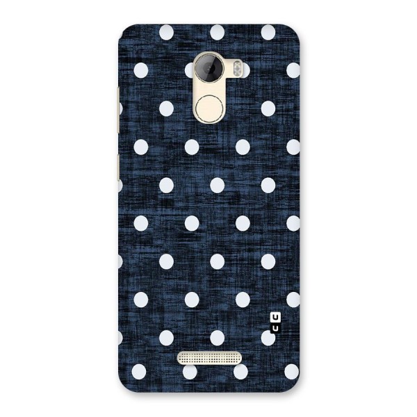 Textured Dots Back Case for Gionee A1 LIte