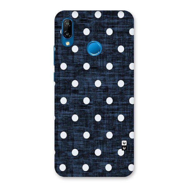 Textured Dots Back Case for Huawei P20 Lite