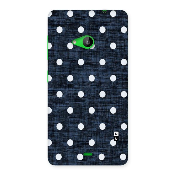 Textured Dots Back Case for Lumia 535
