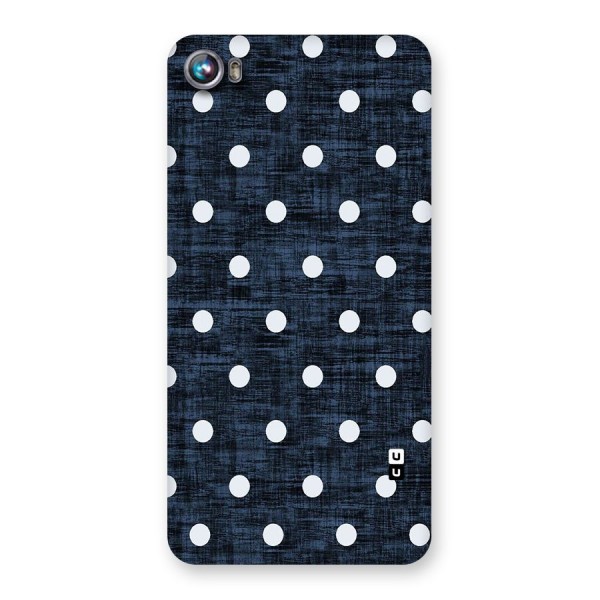 Textured Dots Back Case for Micromax Canvas Fire 4 A107