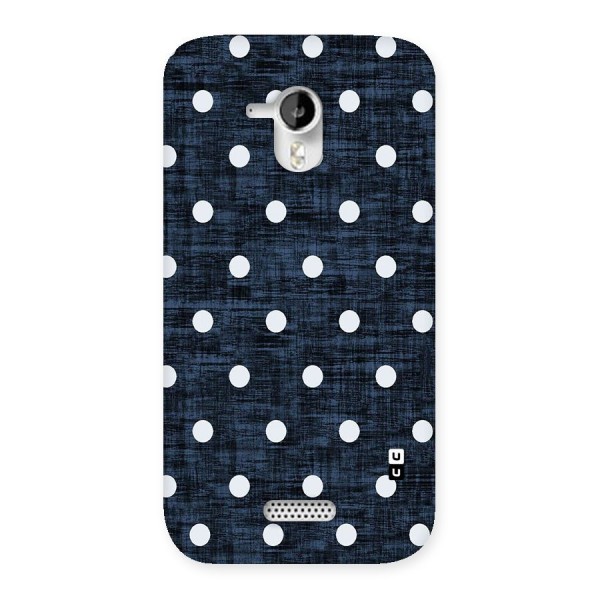 Textured Dots Back Case for Micromax Canvas HD A116
