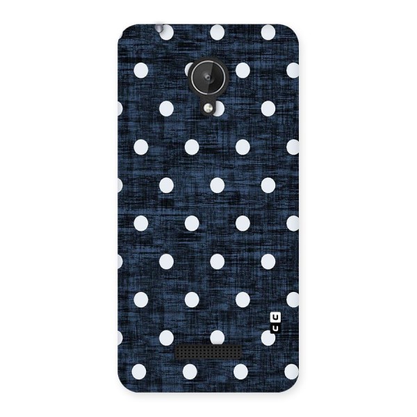 Textured Dots Back Case for Micromax Canvas Spark Q380
