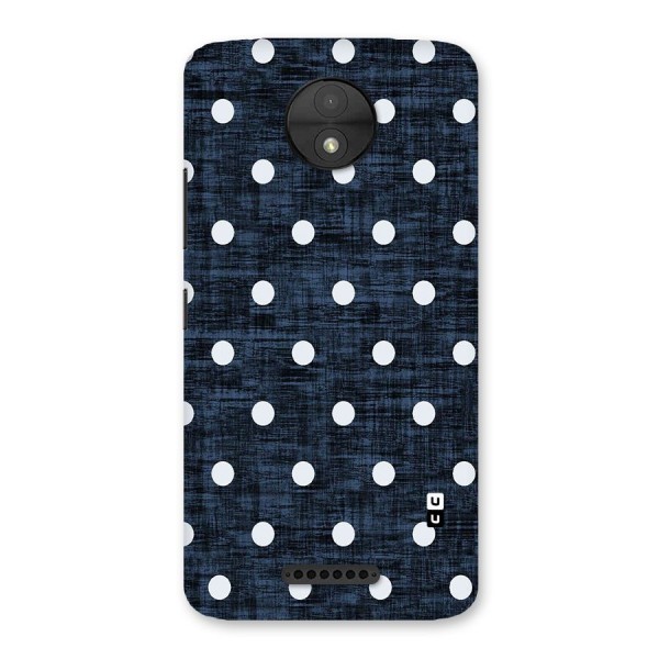 Textured Dots Back Case for Moto C