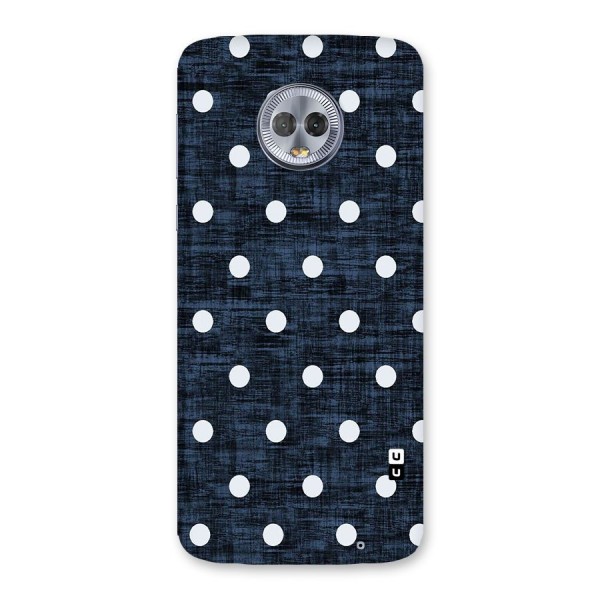 Textured Dots Back Case for Moto G6 Plus