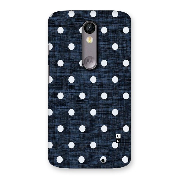 Textured Dots Back Case for Moto X Force