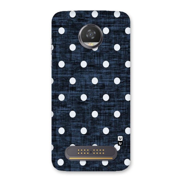 Textured Dots Back Case for Moto Z2 Play