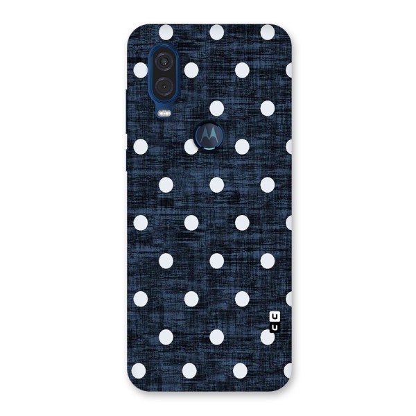 Textured Dots Back Case for Motorola One Vision