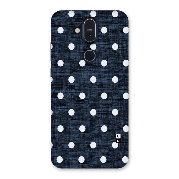 Textured Dots Back Case for Nokia 8.1