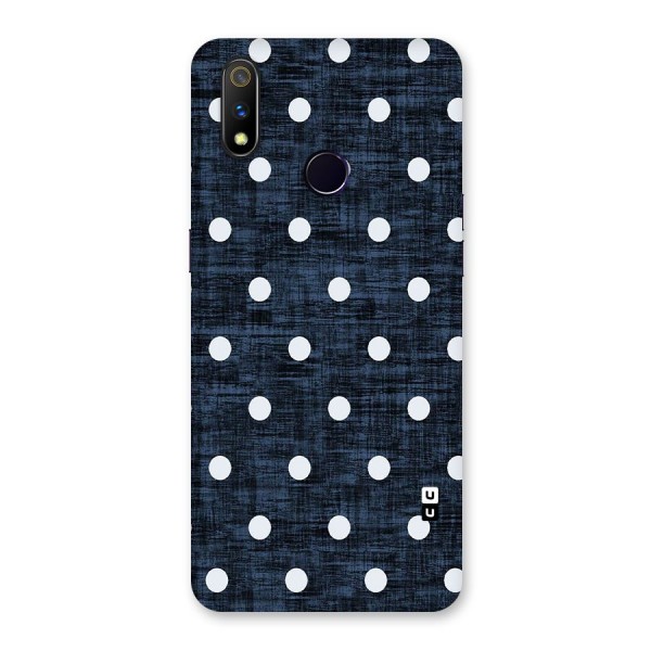 Textured Dots Back Case for Realme 3 Pro