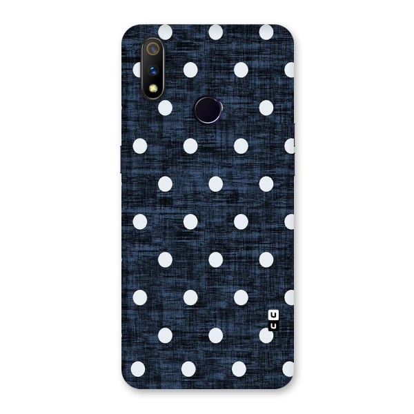 Textured Dots Back Case for Realme 3 Pro