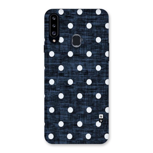 Textured Dots Back Case for Samsung Galaxy A20s