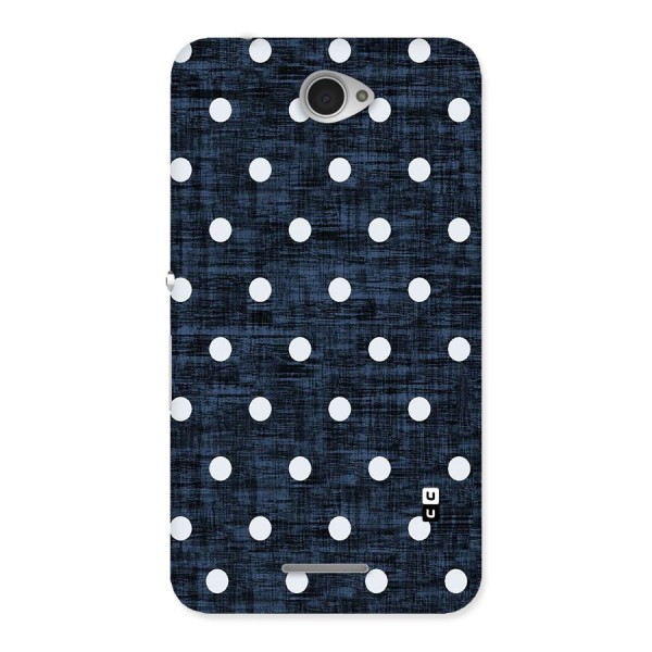 Textured Dots Back Case for Sony Xperia E4