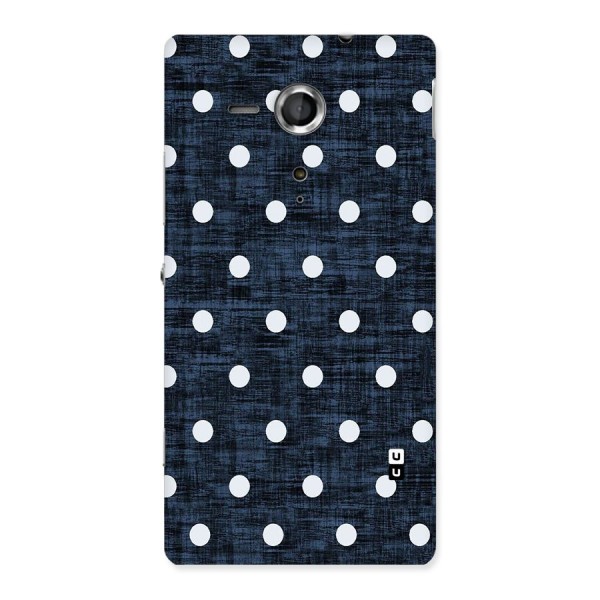 Textured Dots Back Case for Sony Xperia SP