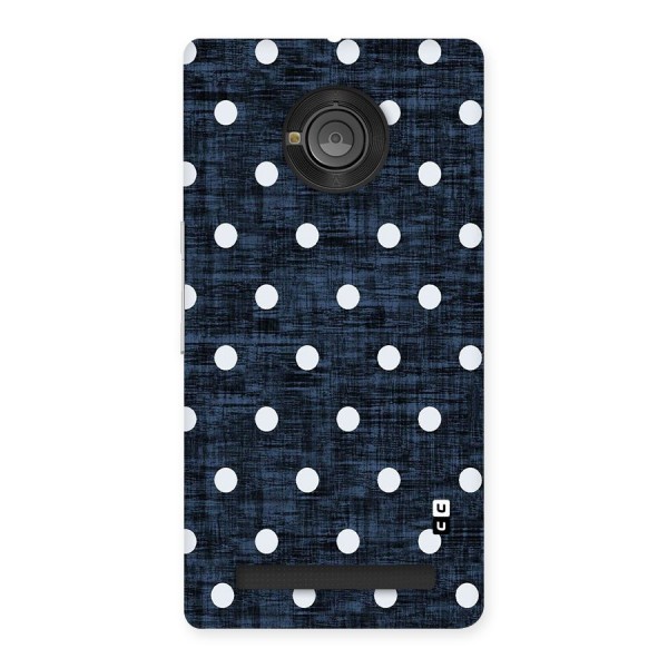 Textured Dots Back Case for Yu Yunique