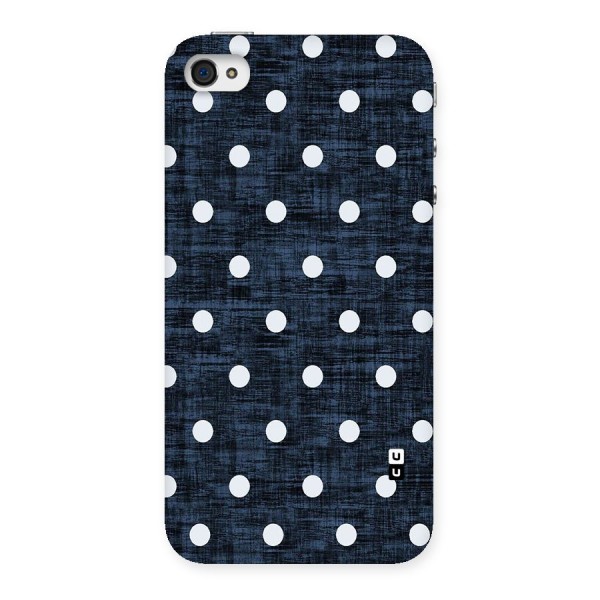 Textured Dots Back Case for iPhone 4 4s