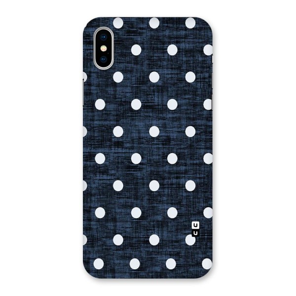 Textured Dots Back Case for iPhone X