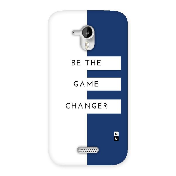 The Game Changer Back Case for Micromax Canvas HD A116