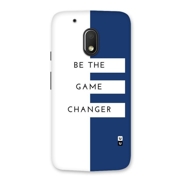 The Game Changer Back Case for Moto G4 Play