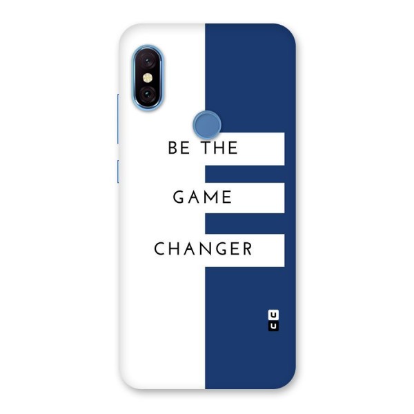 The Game Changer Back Case for Redmi Note 6 Pro