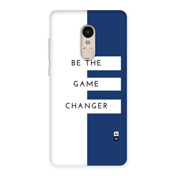 The Game Changer Back Case for Xiaomi Redmi Note 4