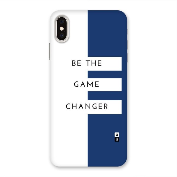 The Game Changer Back Case for iPhone XS Max