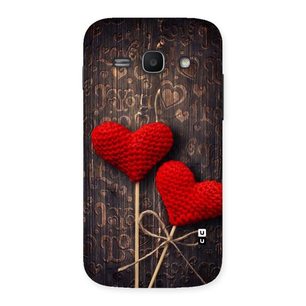 Thread Art Wooden Print Back Case for Galaxy Ace 3