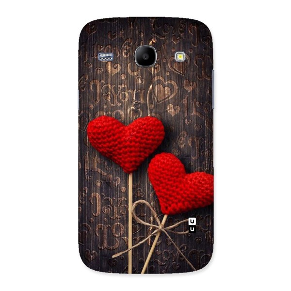 Thread Art Wooden Print Back Case for Galaxy Core