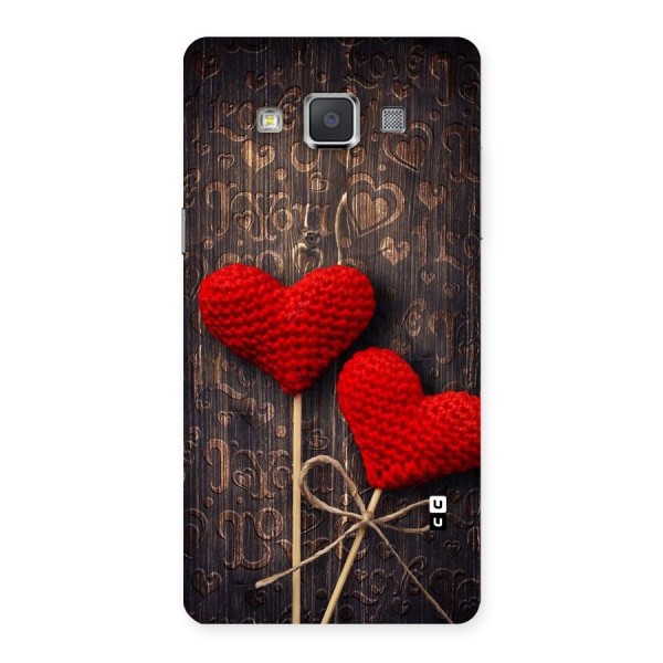 Thread Art Wooden Print Back Case for Galaxy Grand Max