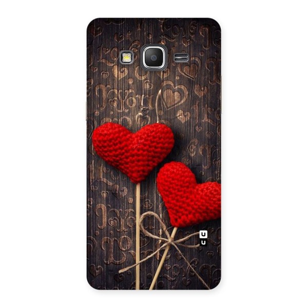 Thread Art Wooden Print Back Case for Galaxy Grand Prime