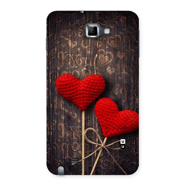 Thread Art Wooden Print Back Case for Galaxy Note