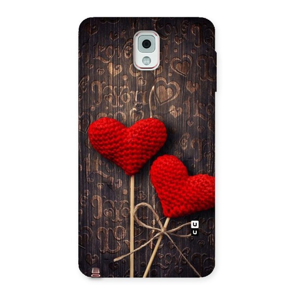 Thread Art Wooden Print Back Case for Galaxy Note 3