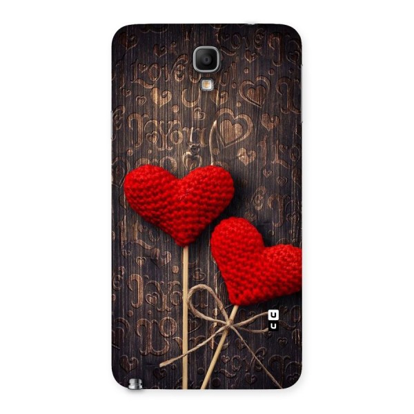Thread Art Wooden Print Back Case for Galaxy Note 3 Neo