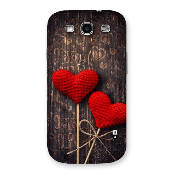 Thread Art Wooden Print Back Case for Galaxy S3