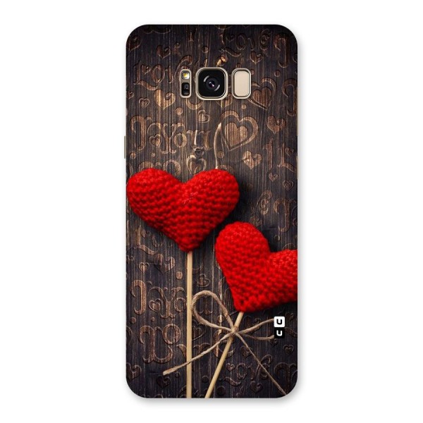 Thread Art Wooden Print Back Case for Galaxy S8 Plus