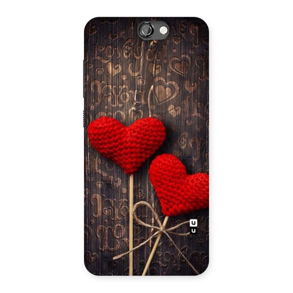 Thread Art Wooden Print Back Case for HTC One A9