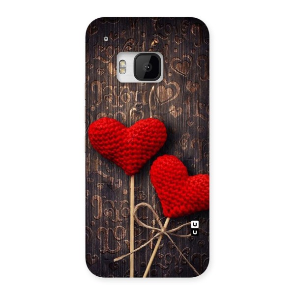 Thread Art Wooden Print Back Case for HTC One M9