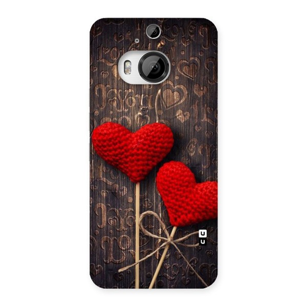Thread Art Wooden Print Back Case for HTC One M9 Plus