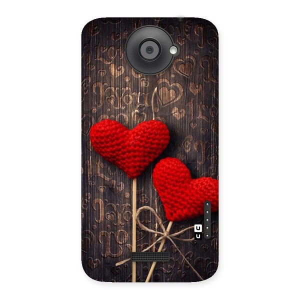 Thread Art Wooden Print Back Case for HTC One X
