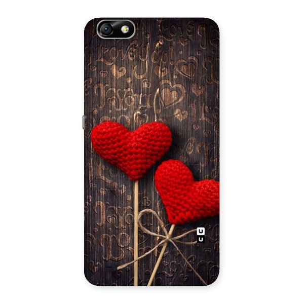 Thread Art Wooden Print Back Case for Honor 4X