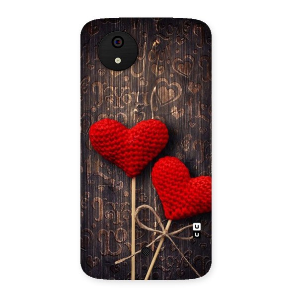 Thread Art Wooden Print Back Case for Micromax Canvas A1