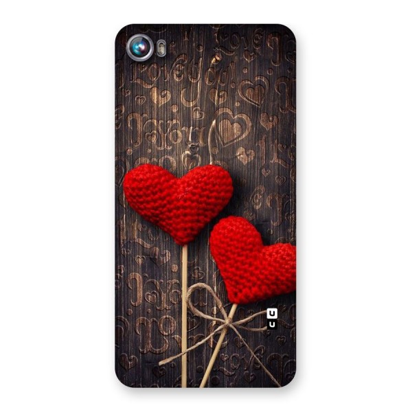 Thread Art Wooden Print Back Case for Micromax Canvas Fire 4 A107