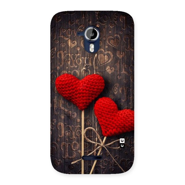 Thread Art Wooden Print Back Case for Micromax Canvas Magnus A117