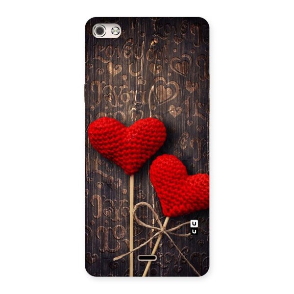Thread Art Wooden Print Back Case for Micromax Canvas Silver 5