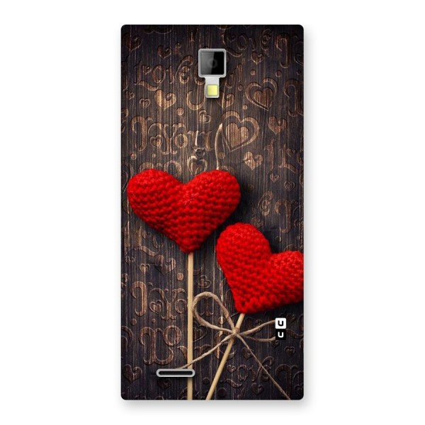 Thread Art Wooden Print Back Case for Micromax Canvas Xpress A99