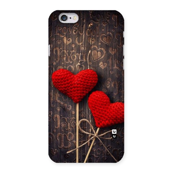 Thread Art Wooden Print Back Case for iPhone 6 6S