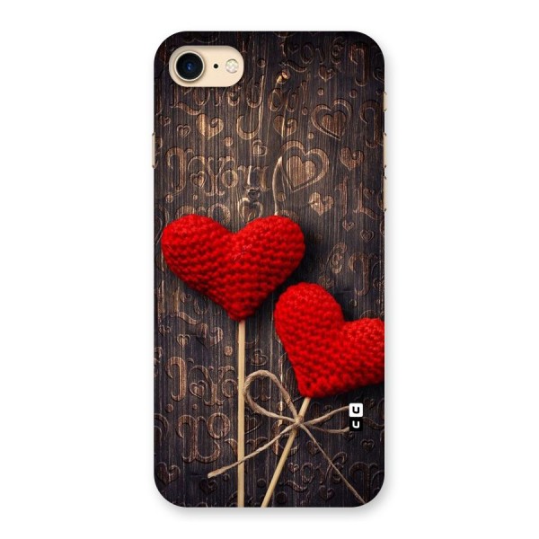 Thread Art Wooden Print Back Case for iPhone 7