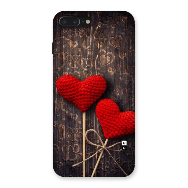 Thread Art Wooden Print Back Case for iPhone 7 Plus