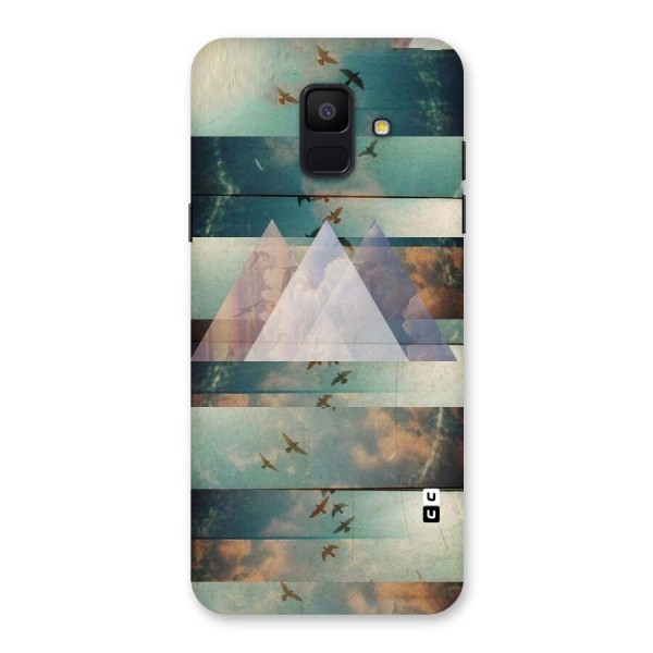 Three Triangles Back Case for Galaxy A6 (2018)