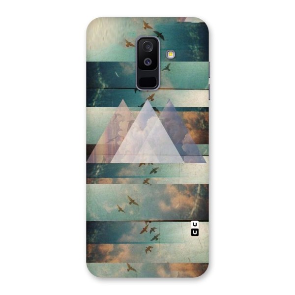 Three Triangles Back Case for Galaxy A6 Plus