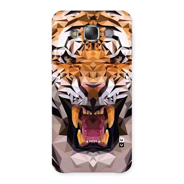 Tiger Abstract Art Back Case for Galaxy E7
